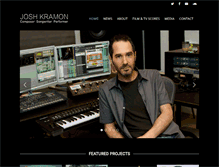 Tablet Screenshot of joshkramonmusic.com